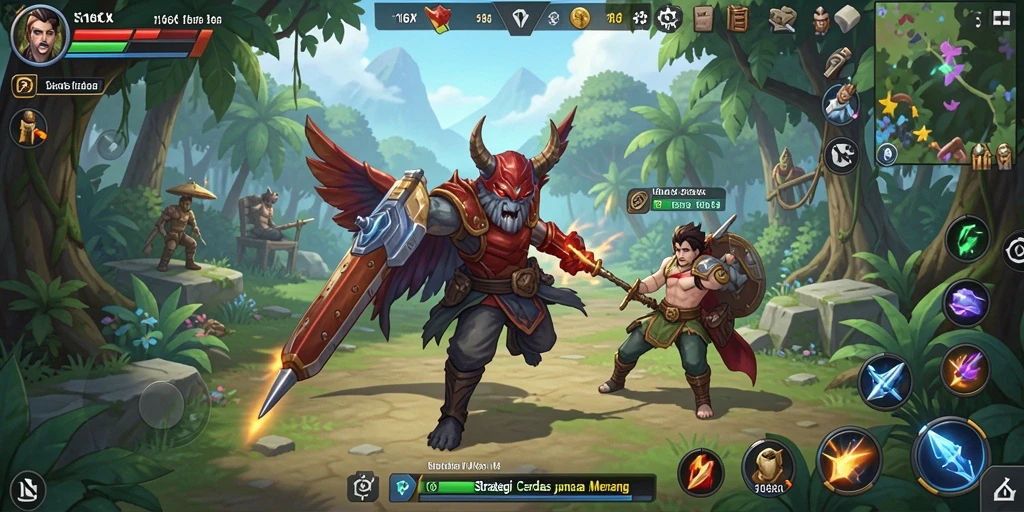Tampilan menarik dari gameplay strategis 116X.