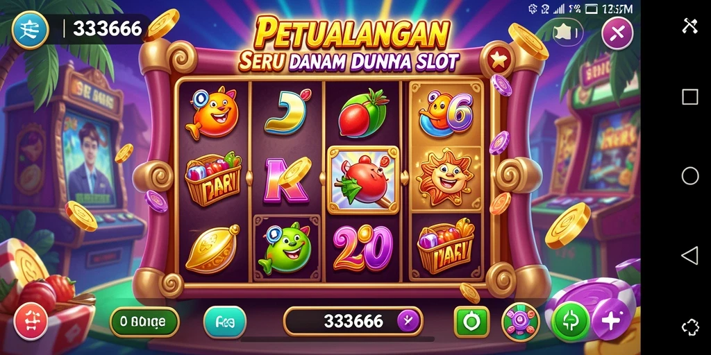 Tampilan gameplay menarik dari permainan Slot 333666.