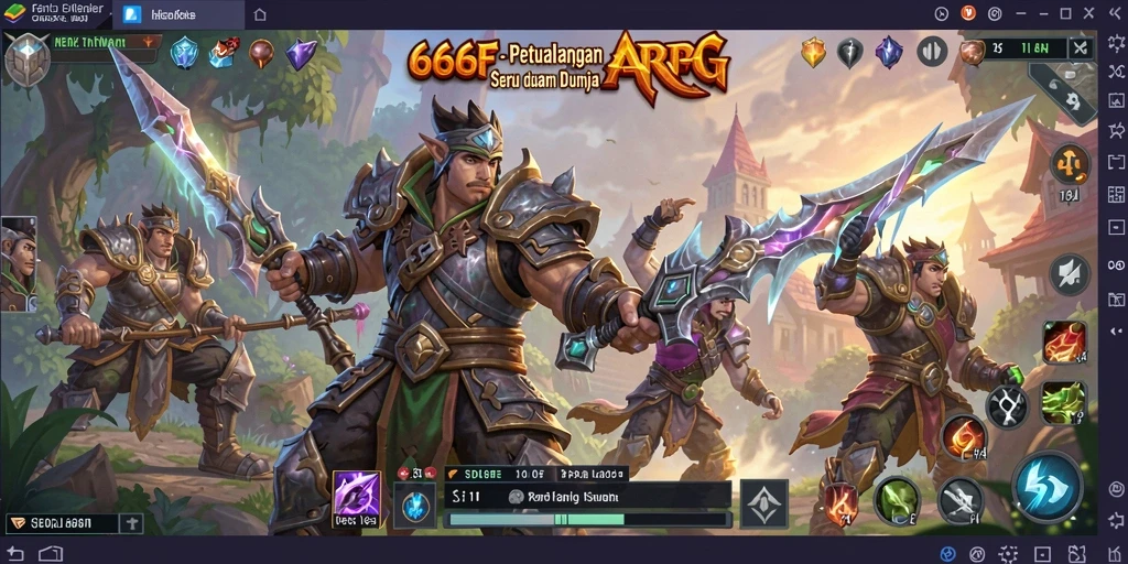 Tangkapan layar gameplay 666F menampilkan aksi pertarungan seru dan visual yang memukau.