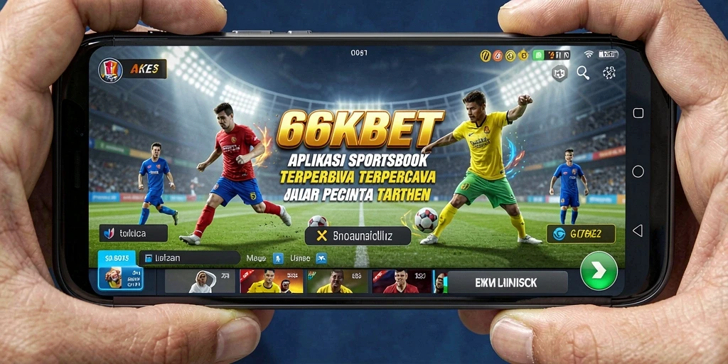 Tampilan menarik dan interaktif dari aplikasi 66KBET saat bertaruh.