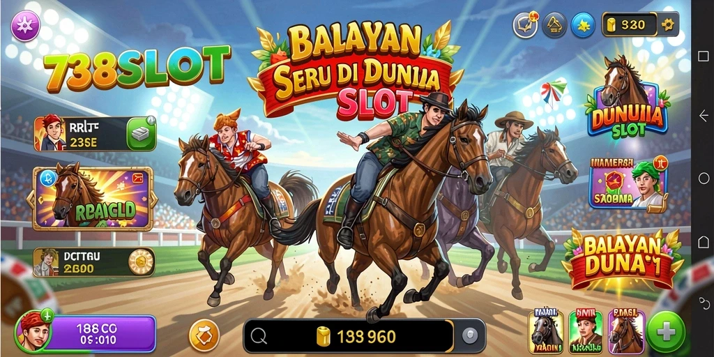 Tampilan gameplay seru dan menegangkan di 738SLOT.