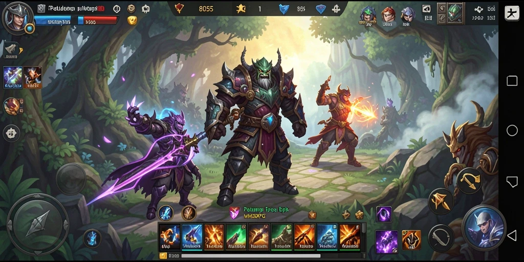 Gameplay mendebarkan dalam 8055 dengan visual memukau.