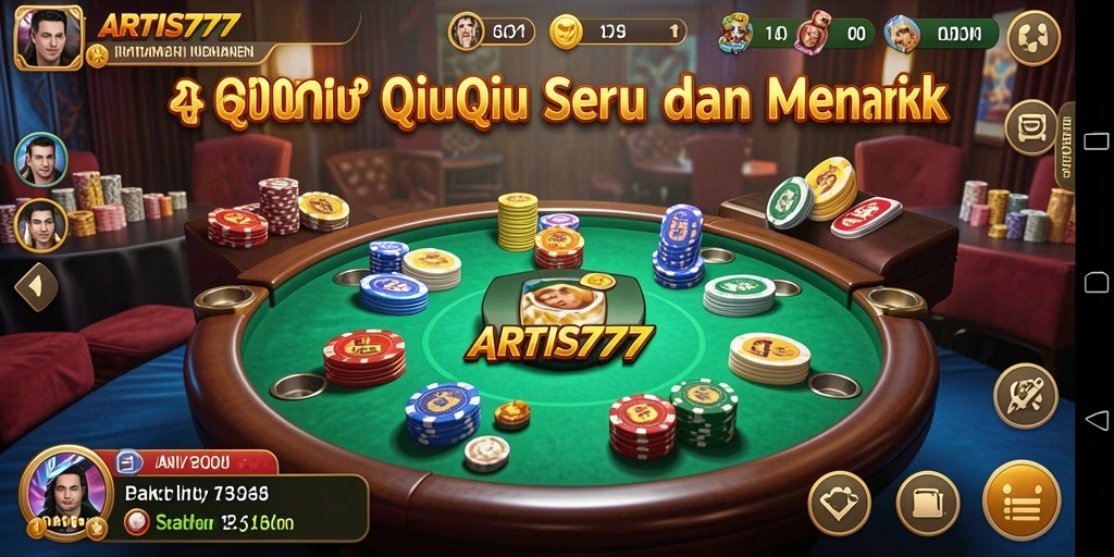 Tampilan gameplay menarik dari ARTIS777 yang menggambarkan atmosfer QiuQiu.