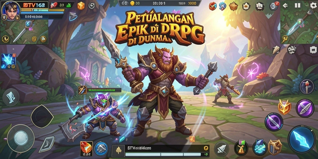 Tampilan gameplay BTV168 yang seru dan menarik
