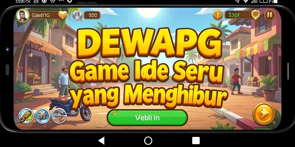Tampilan gameplay DEWAPG yang menarik dengan elemen Idle.