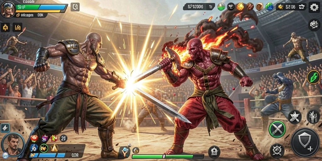 Gameplay DKK yang seru dan intens.