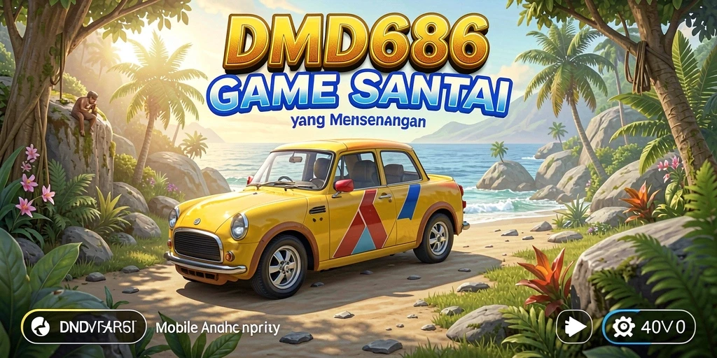Tampilan permainan DMD686 yang ceria dan interaktif.
