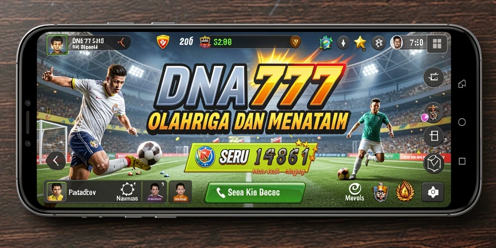 Tangkapan layar gameplay yang menunjukkan aksi olahraga yang intens.
