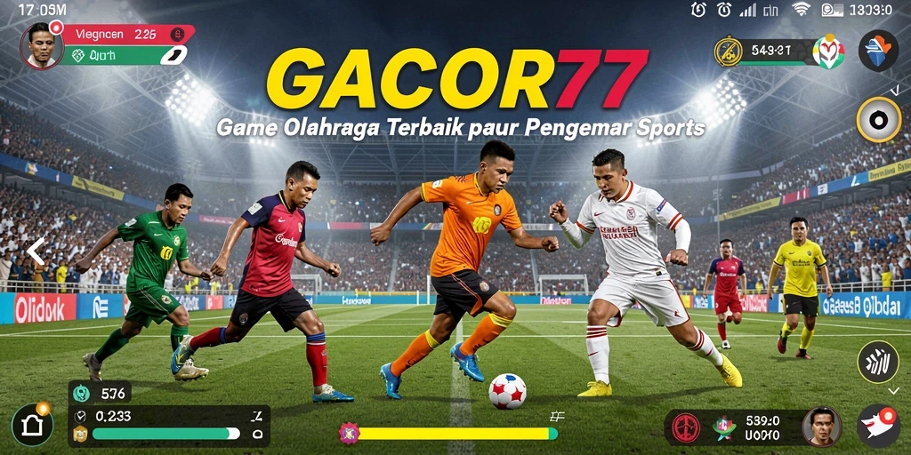 Screenshot menampilkan gameplay seru dalam GACOR77 dengan fitur olahraga terkini.