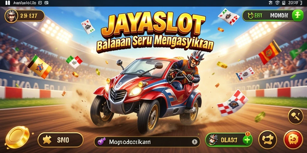 Gameplay menegangkan saat balapan dengan teman-teman di JAYASLOT.