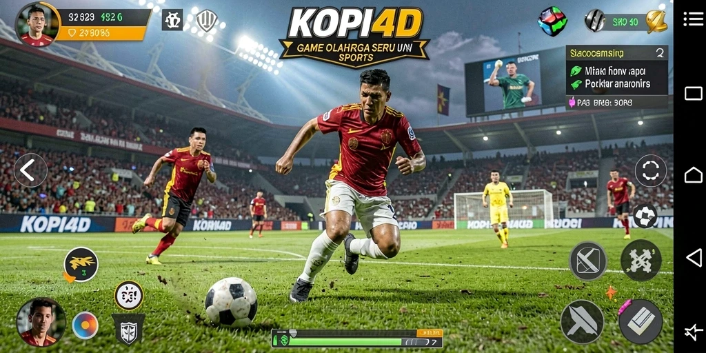 Tampilan gameplay seru dari KOPI4D dalam aksi olahraga.