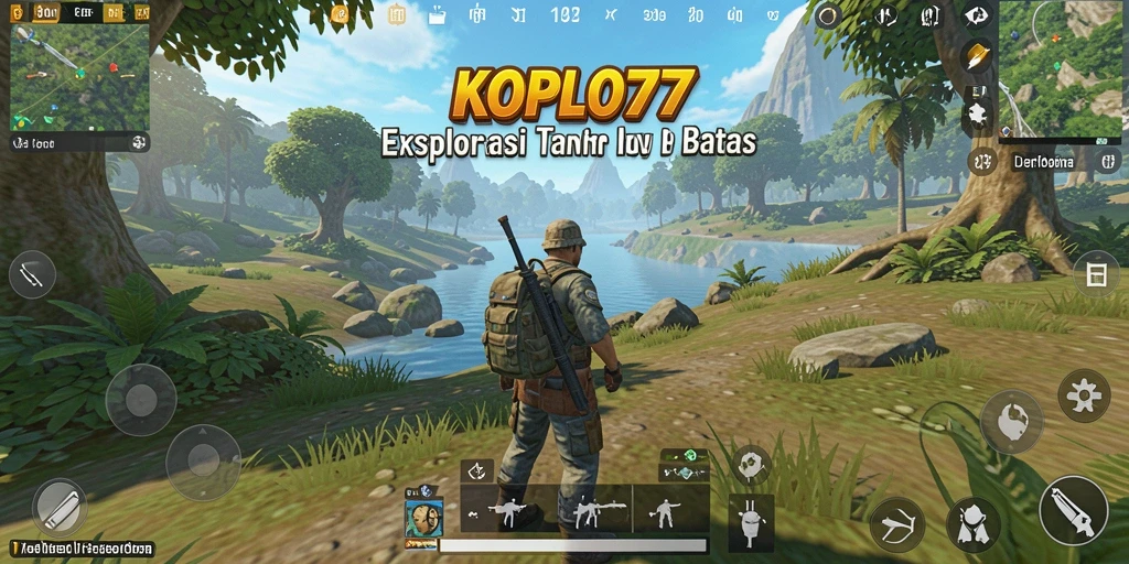 Gameplay KOPLO77 yang menampilkan eksplorasi dunia terbuka yang luas.