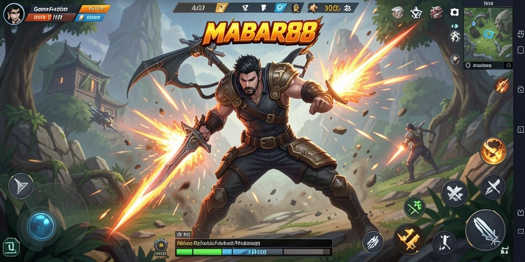 Screenshot MABAR88 menampilkan aksi intense dalam gameplay yang dinamis.