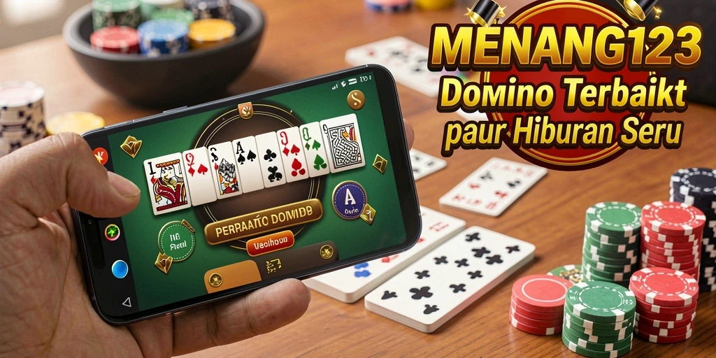 Screenshot MENANG123 menunjukkan momen seru dalam permainan Domino.