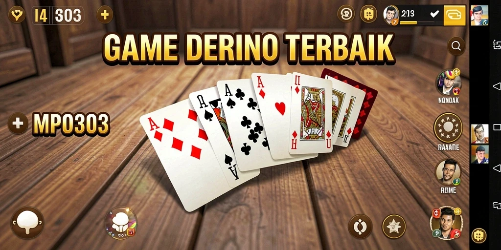 Tampilan gameplay Domino yang seru dan menyenangkan.