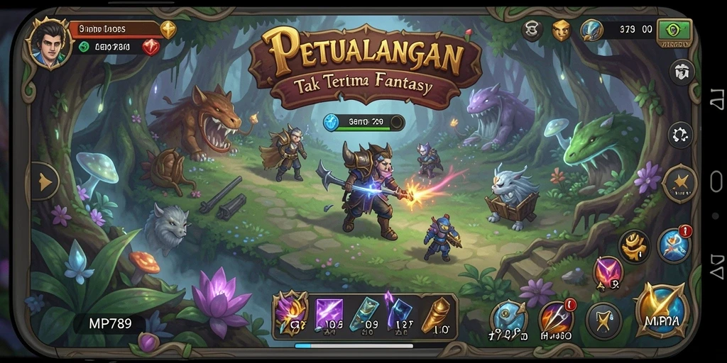 Gameplay seru di dunia petualangan MVP789 dengan rintangan menarik.