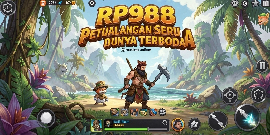 Screenshot gameplay RP888 yang menampilkan kebebasan petualangan di dunia terbuka.