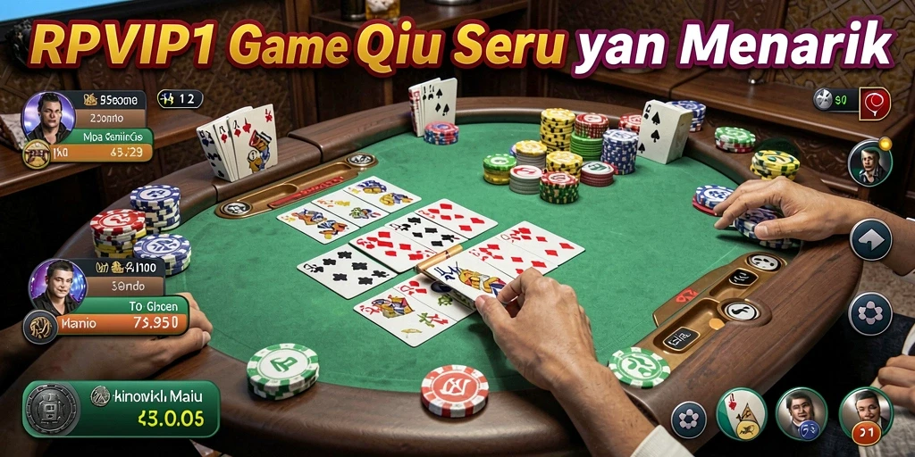 Screenshot RPVIP1 menampilkan gameplay menarik QiuQiu.
