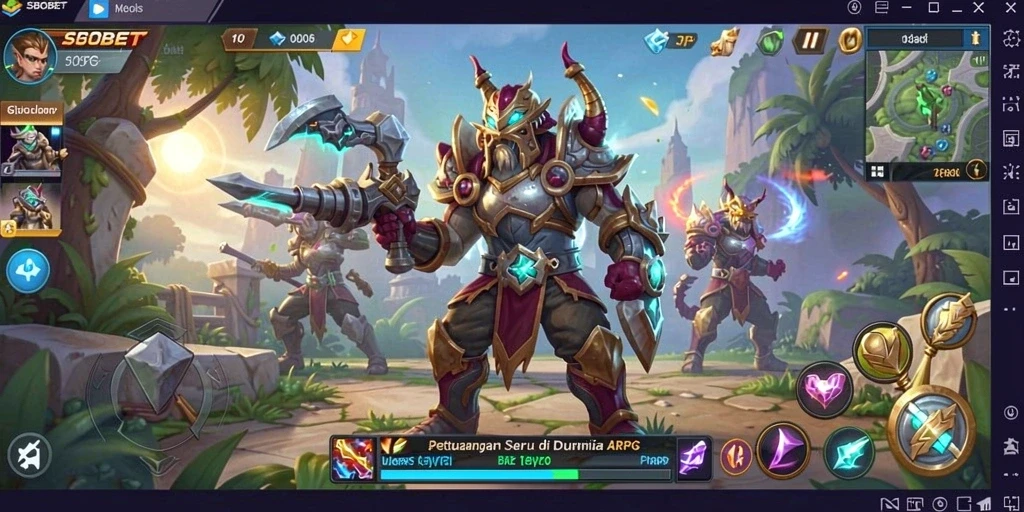Tampilan gameplay menarik di dunia ARPG SBOBET.