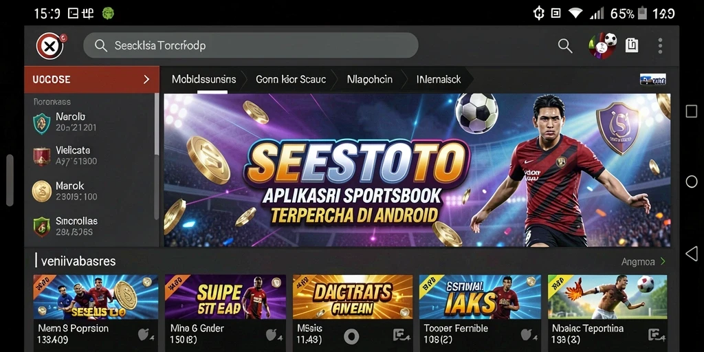 Tampilan gameplay taruhan olahraga SESETOTO yang menarik dan interaktif.