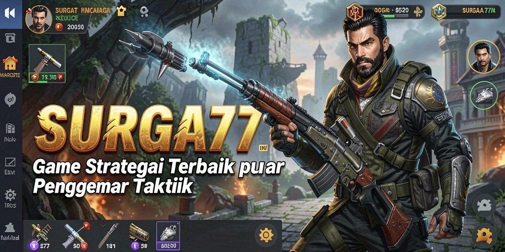 Tampilan gameplay intens dari SURGA77 yang penuh taktik dan strategi.