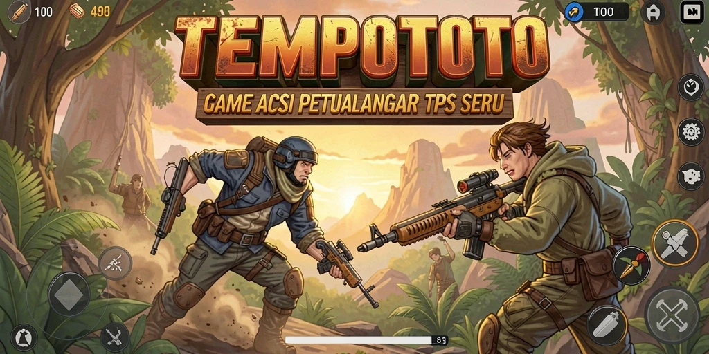 Screenshot gameplay <strong>TEMPOTOTO</strong> menampilkan aksi seru dan grafis menawan.